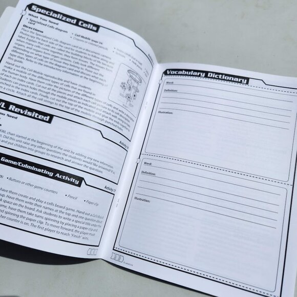 Lakeshore Cells and Organisms Activity Book Set Kit Plant Animal Model Biology M - Picture 6 of 16